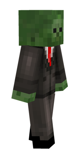 Black skin: body, right side render