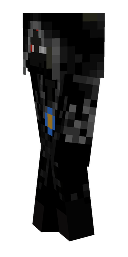 Black skin: body, left side render