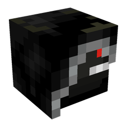 Black skin: head render