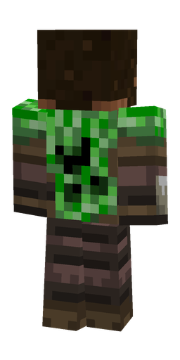 Black skin: body, back render