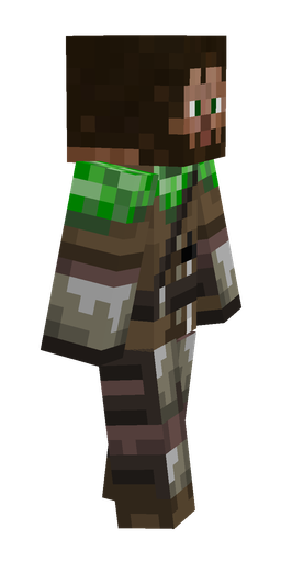 Black skin: body, right side render
