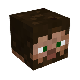 Black skin: head render