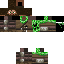 Black skin: raw texture render