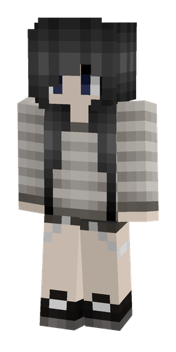 Black skin: body, front render