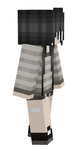 Black skin: body, right side render