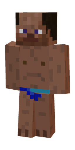 Brown skin: body, front render