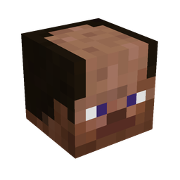 Brown skin: head render