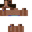Brown skin: raw texture render