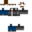 Black skin: raw texture render