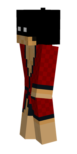 Black skin: body, left side render