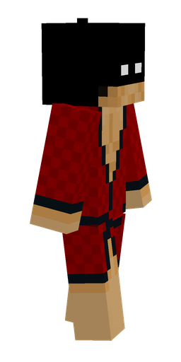 Black skin: body, right side render