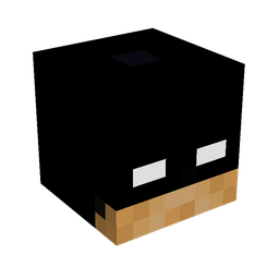 Black skin: head render