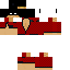 Black skin: raw texture render
