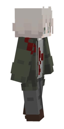 Black skin: body, right side render
