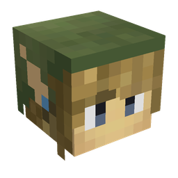 Brown skin: head render