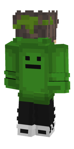 Black skin: body, back render