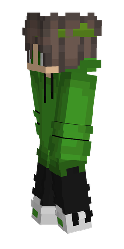 Black skin: body, left side render