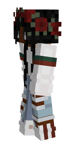 Black skin: body, left side render