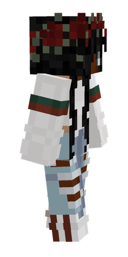 Black skin: body, right side render