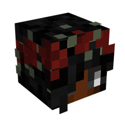 Black skin: head render