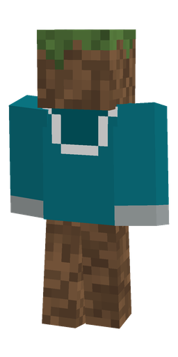 Blue skin: body, back render