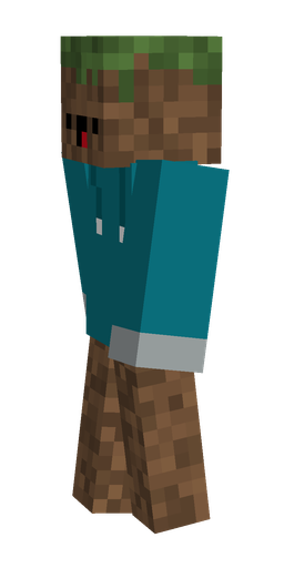 Blue skin: body, left side render