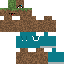 Blue skin: raw texture render