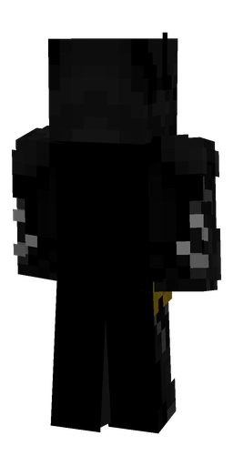 Black skin: body, back render