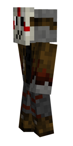 Black skin: body, left side render