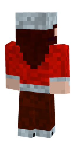 Blue skin: body, back render
