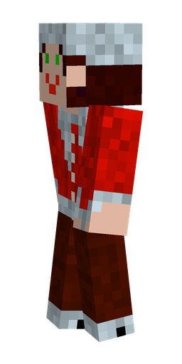 Blue skin: body, left side render