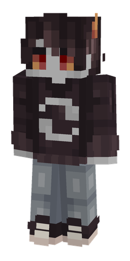 Black skin: body, front render