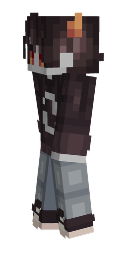 Black skin: body, left side render