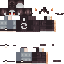 Black skin: raw texture render