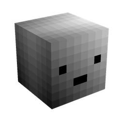 Black skin: head render