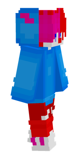 Blue skin: body, right side render
