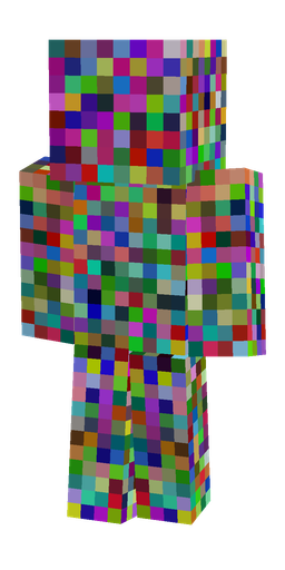 Blue skin: body, front render