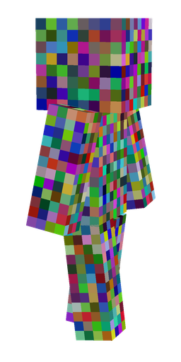 Blue skin: body, right side render