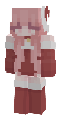 Pink skin: body, front render