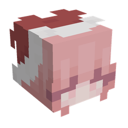 Pink skin: head render