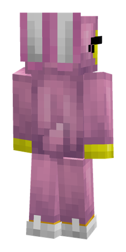 Pink skin: body, back render
