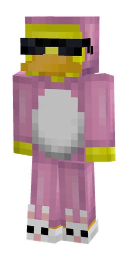 Pink skin: body, front render