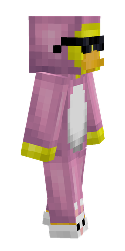 Pink skin: body, right side render