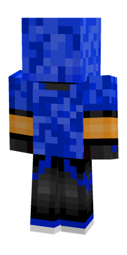 Black skin: body, back render