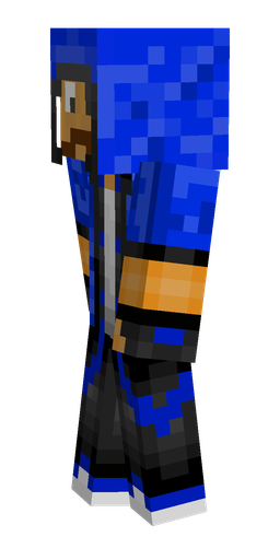 Black skin: body, left side render
