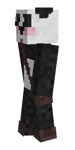 Black skin: body, left side render