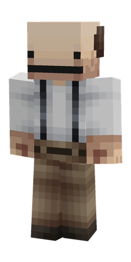 Brown skin: body, front render