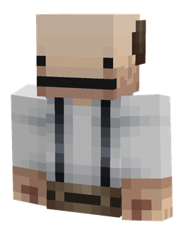 Brown skin: bust render