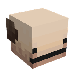 Brown skin: head render