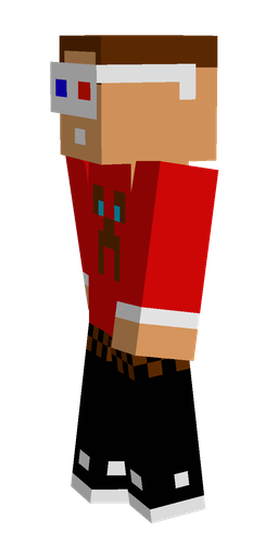 Black skin: body, left side render